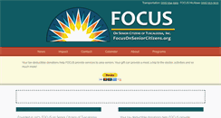 Desktop Screenshot of focusonseniorcitizens.org