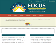 Tablet Screenshot of focusonseniorcitizens.org